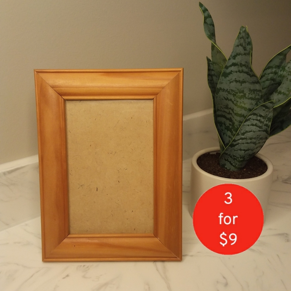 Brown Wood Picture Frame